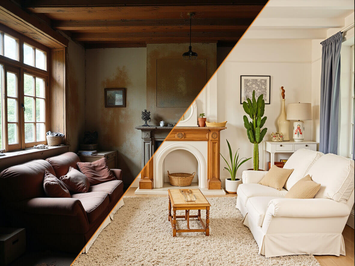 Ristrutturazione del soggiorno