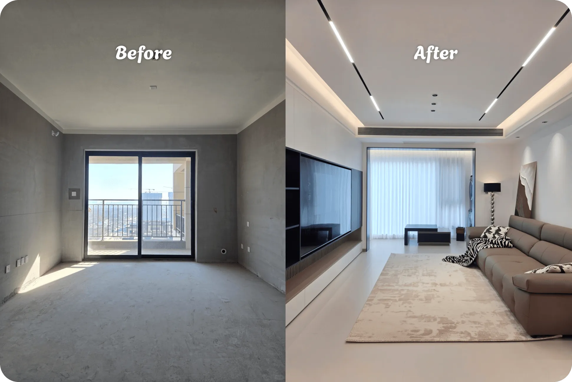 Furnishing and styling transformation preview