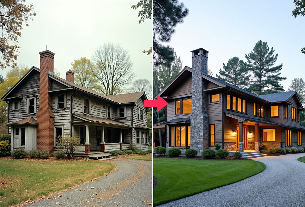 Image showcasing Exterior Renovation: Transform Your Home's Curb Appeal