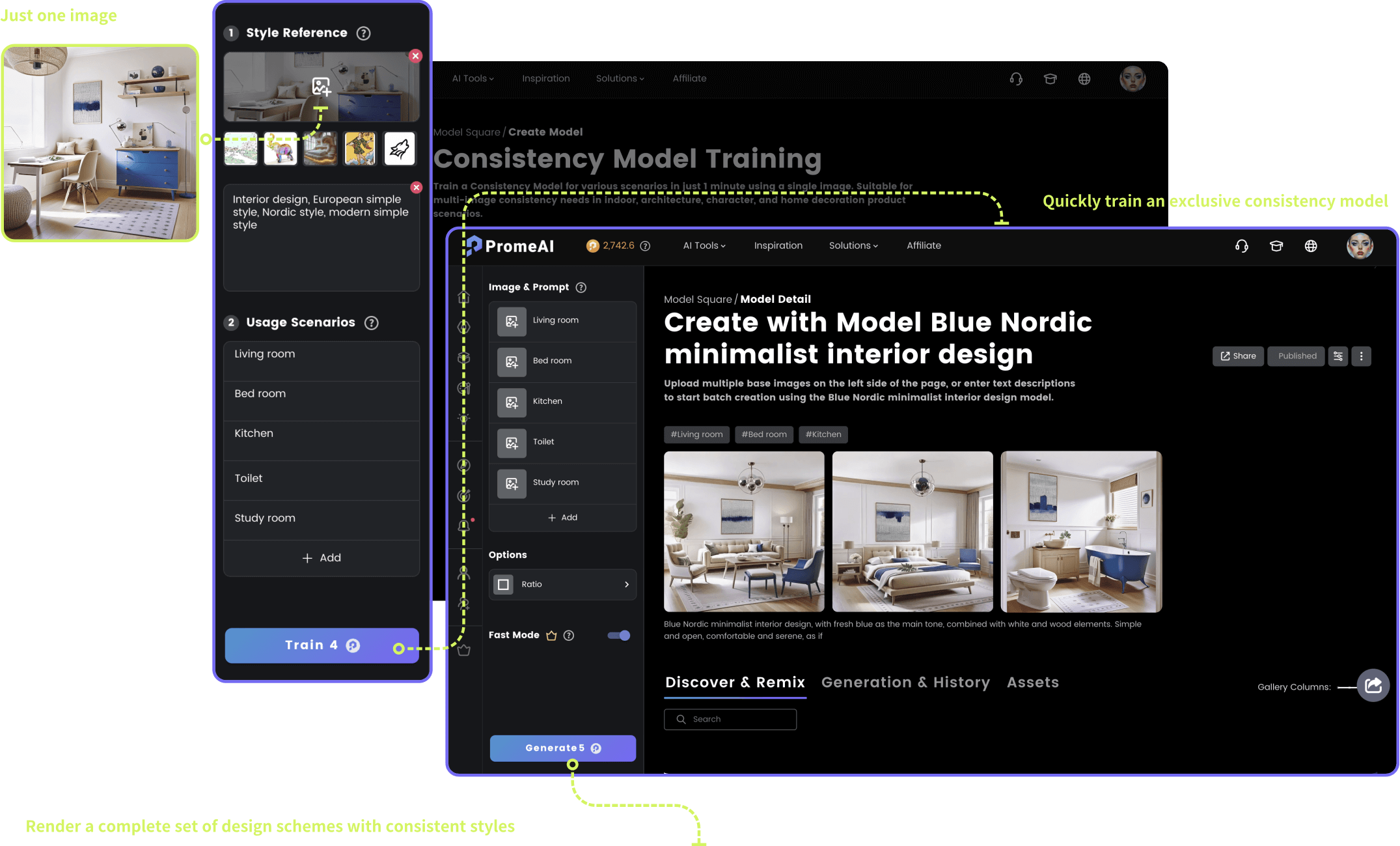 Powerful AI Toolset for Interior Design | PromeAI